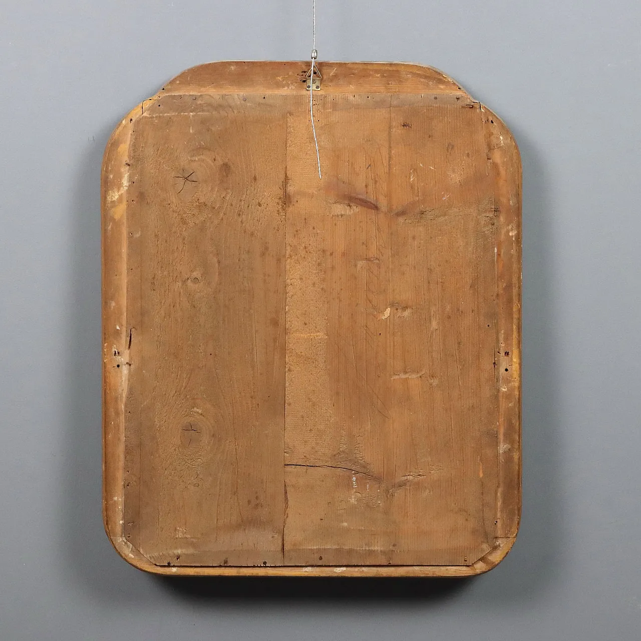 Specchiera in legno dorato a mecca, fine '800 8