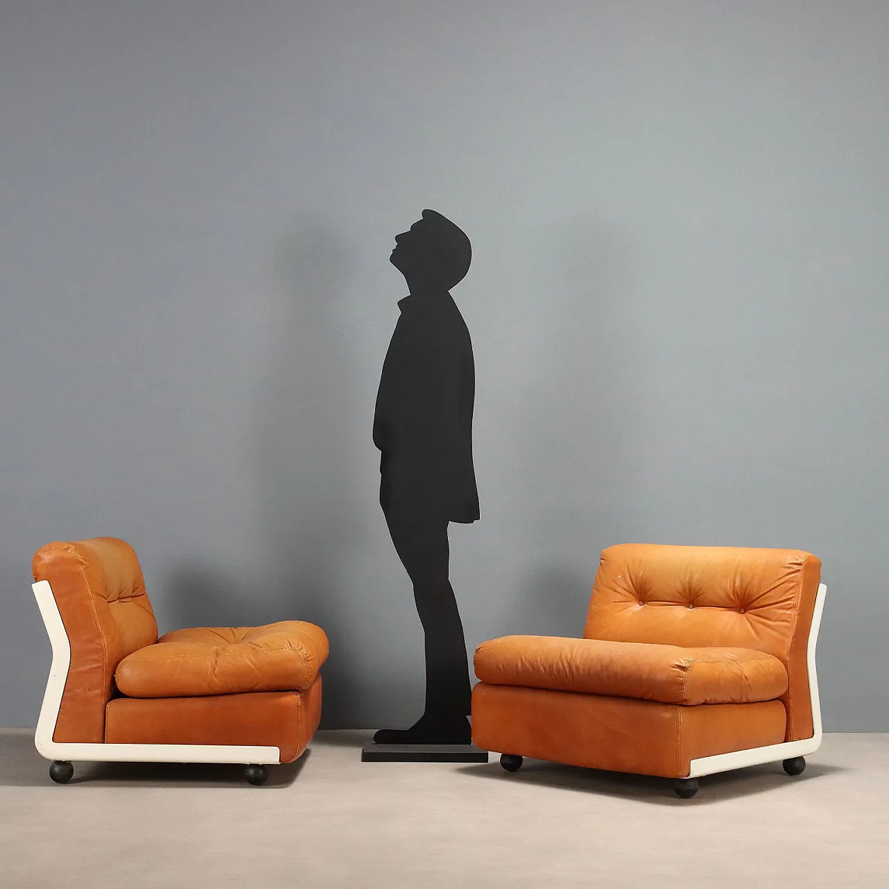 3 Amanta armchairs by Mario Bellini, 20th century 3