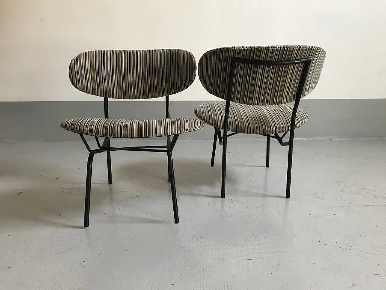 Pair of armchairs  by Gastone Rinaldi, 1950s 1