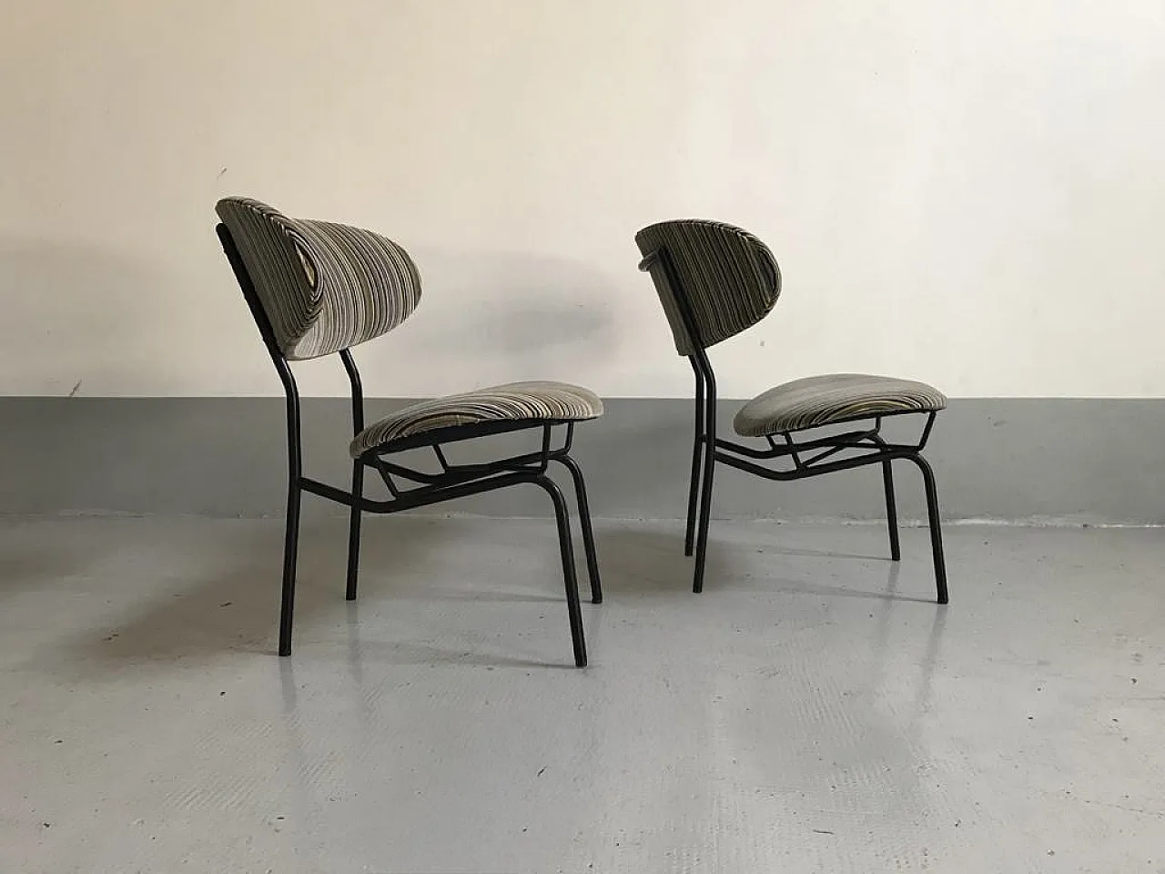 Pair of armchairs  by Gastone Rinaldi, 1950s 3
