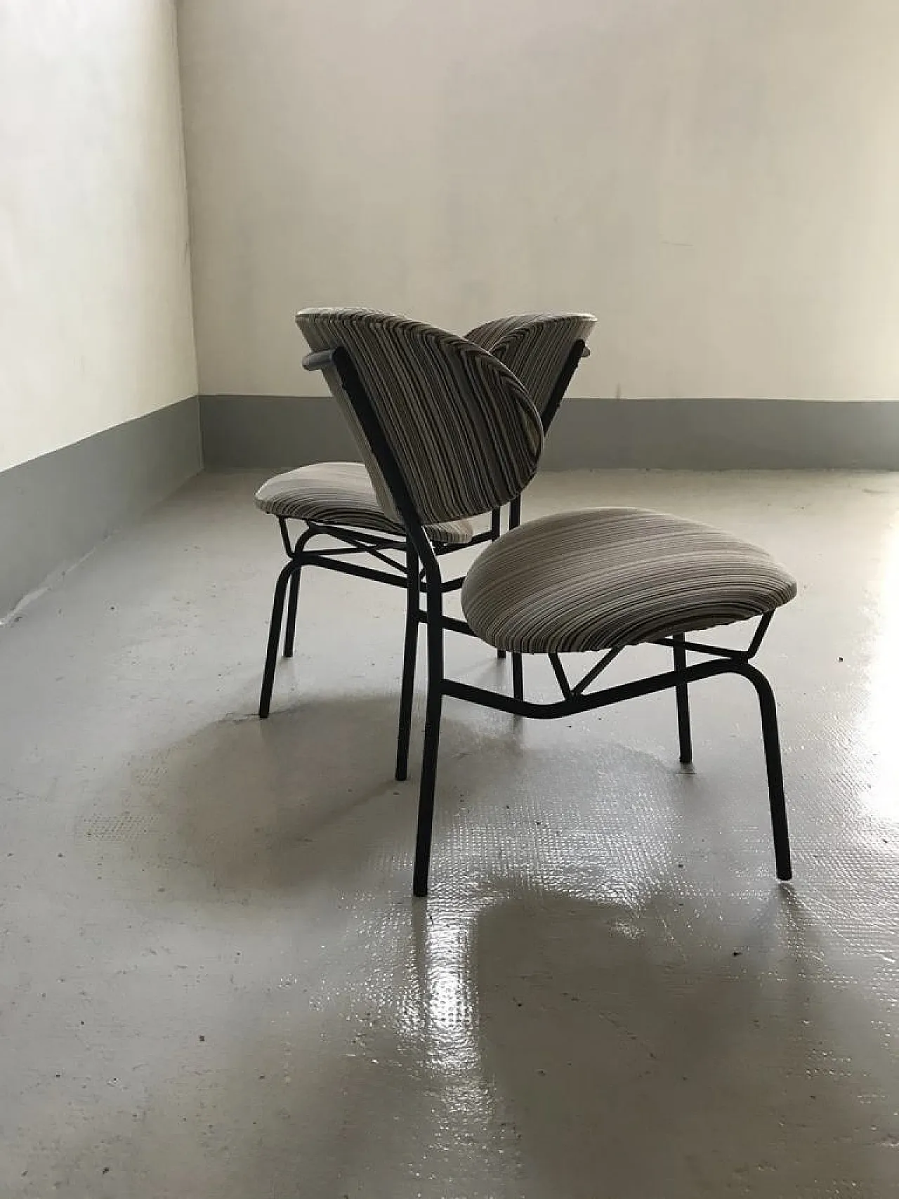 Pair of armchairs  by Gastone Rinaldi, 1950s 4