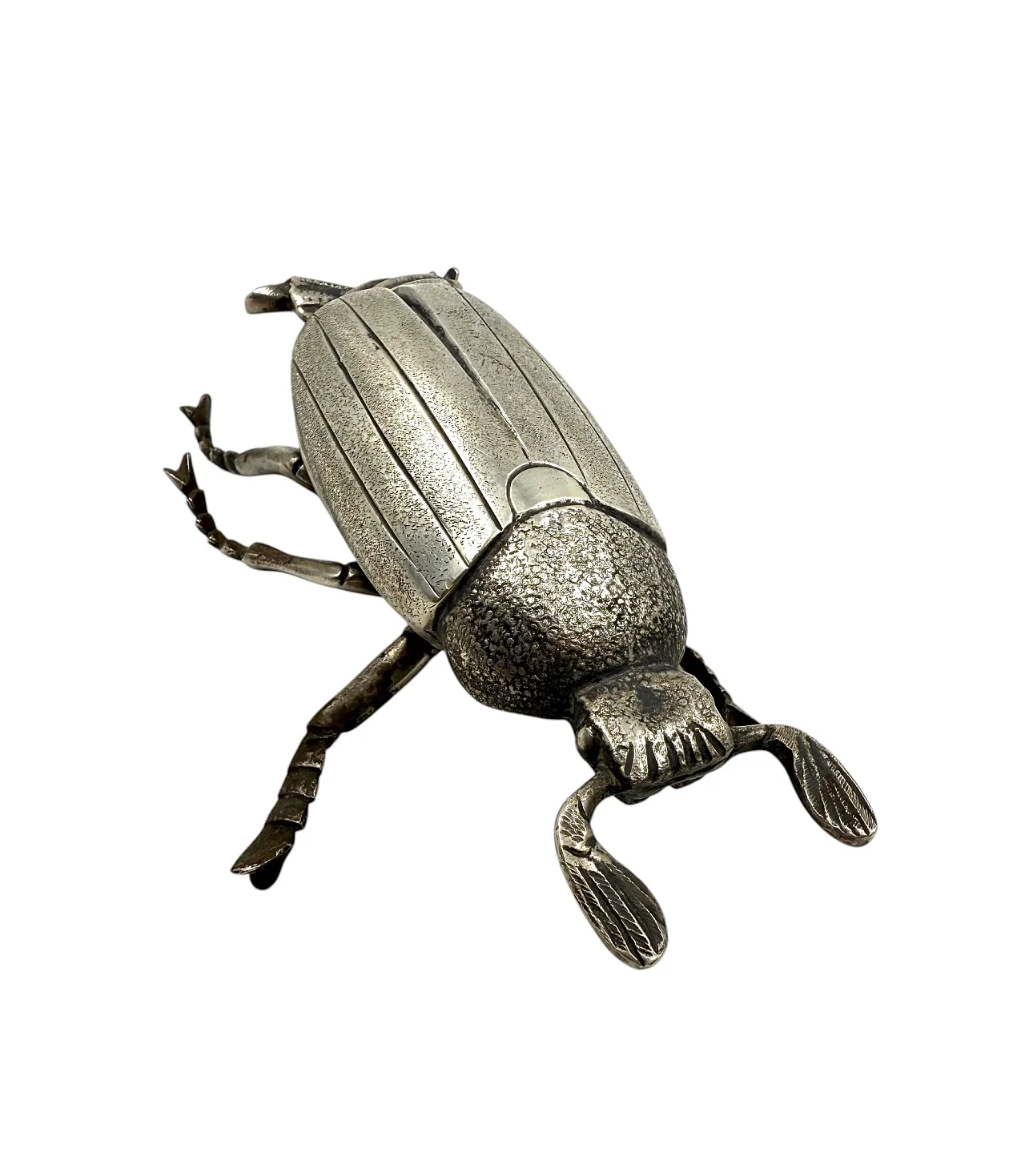 Insect-shaped silver ashtray/box, France, 1950s 6