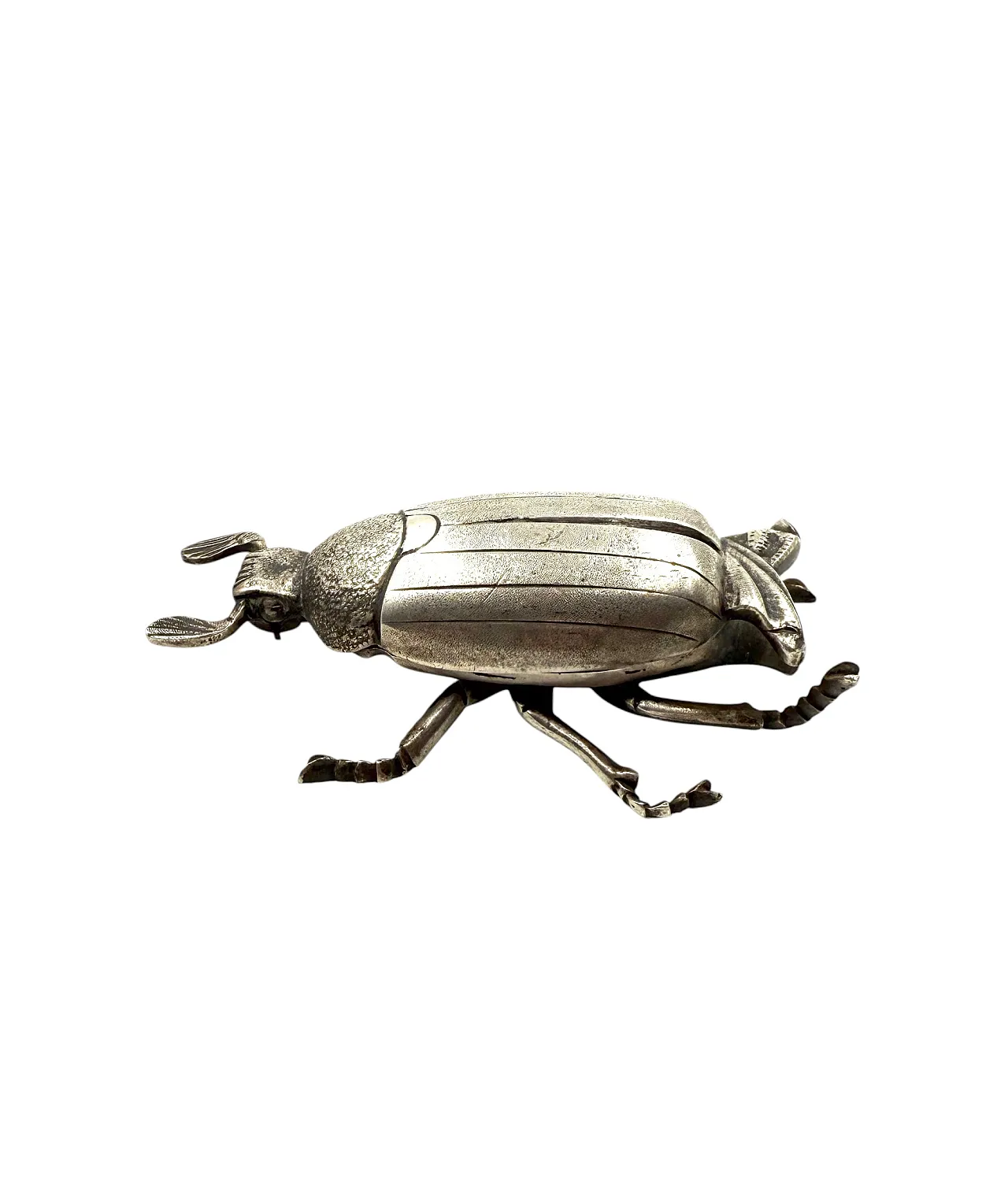 Insect-shaped silver ashtray/box, France, 1950s 9