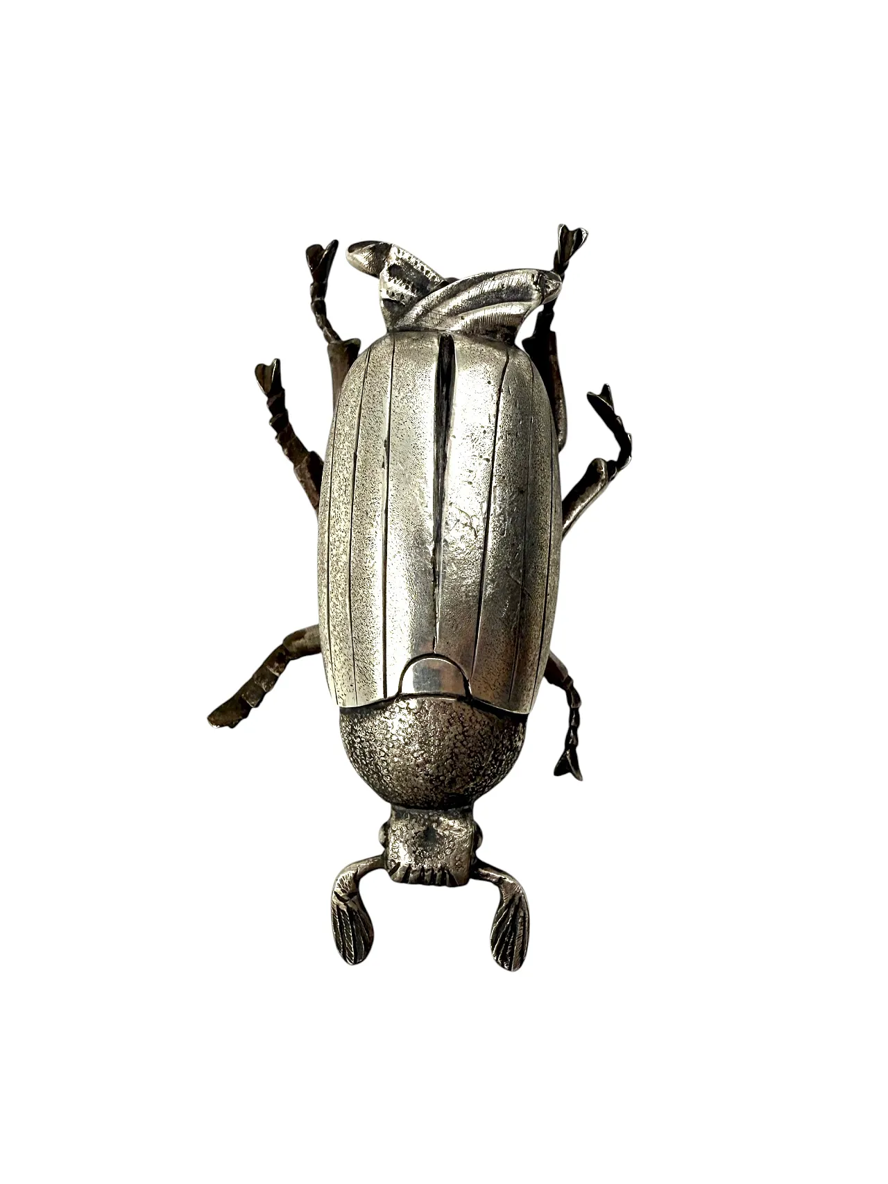 Insect-shaped silver ashtray/box, France, 1950s 11