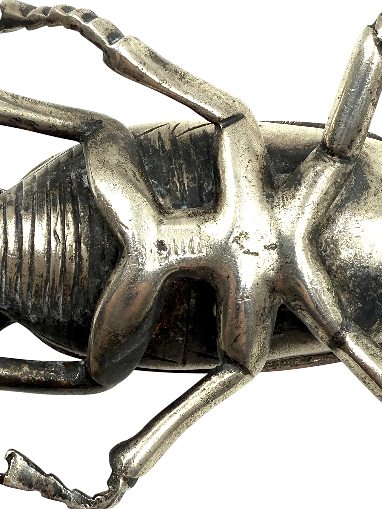 Insect-shaped silver ashtray/box, France, 1950s 13