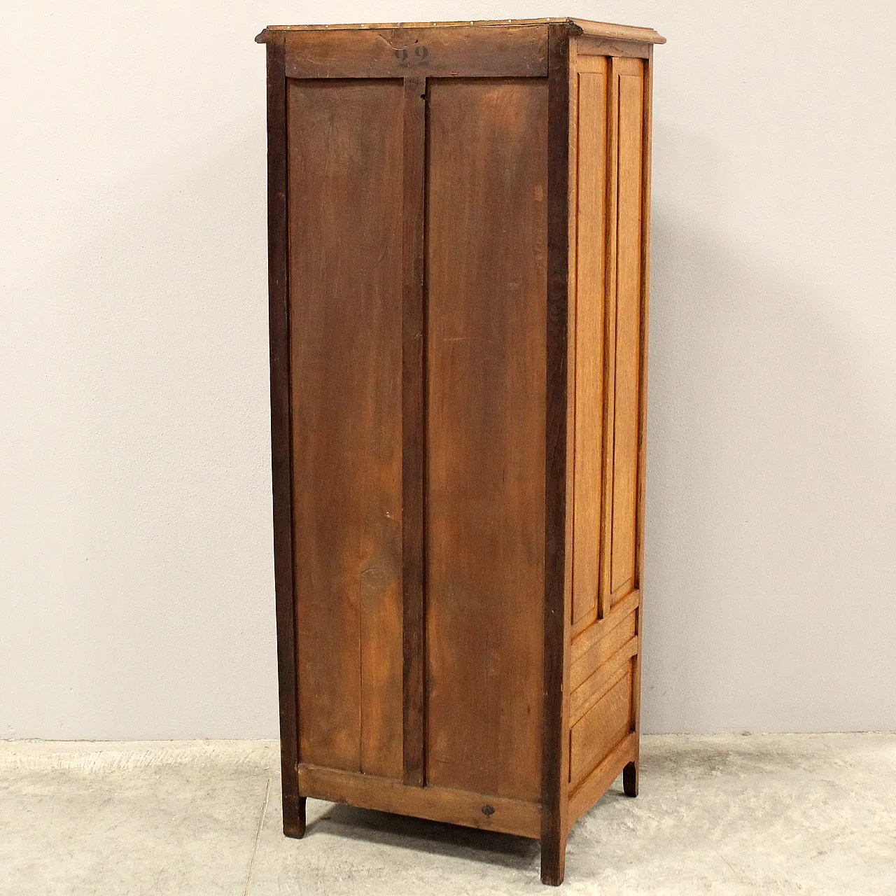 Filing cabinet with oak archive filing shutter, early 1900s 17