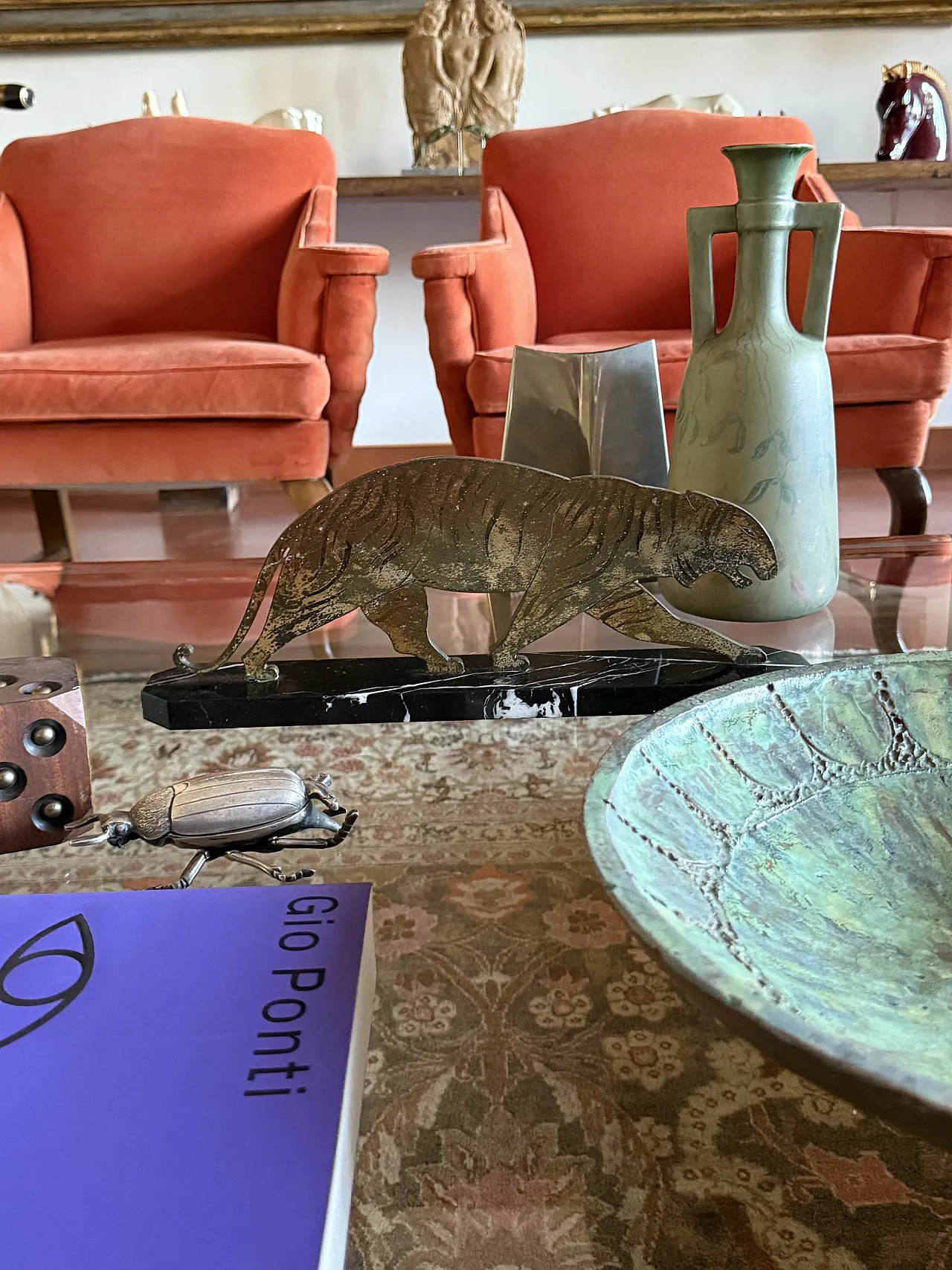 Art Deco Tiger, bronze sculpture, France, circa 1930 3