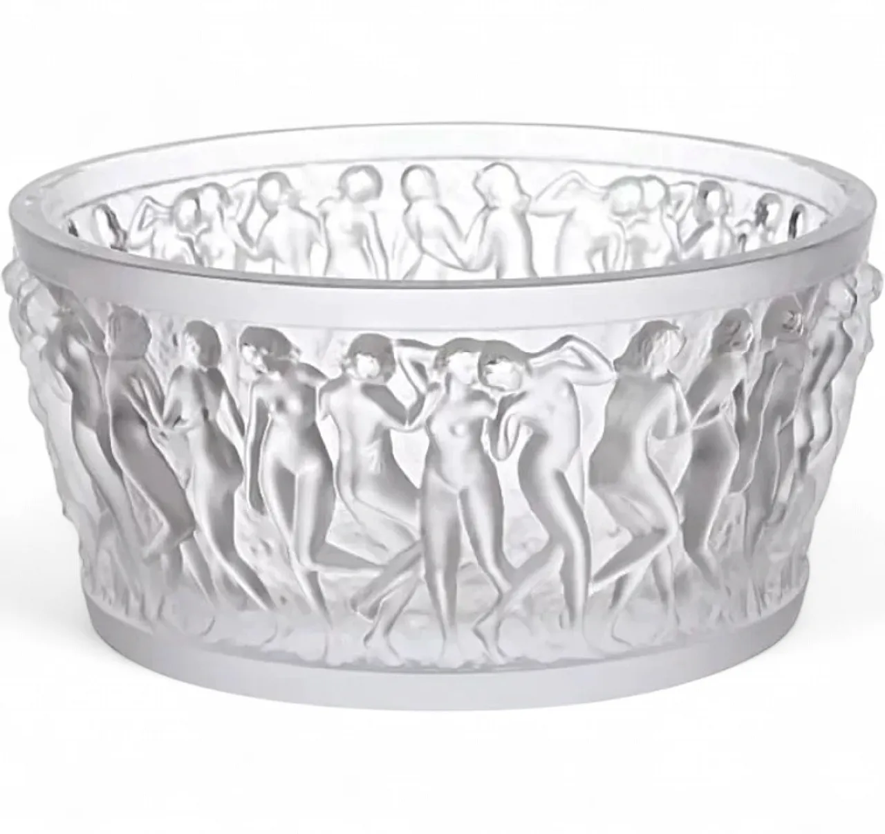 Lalique Bacchantes bowl Clear crystal 8