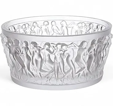 Lalique Bacchantes bowl Clear crystal