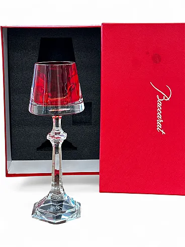 Baccarat Harcourt My Fire Red Candlestick