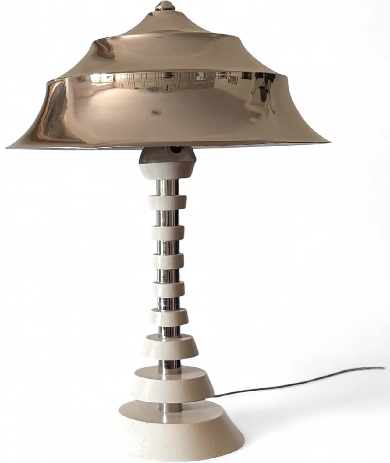 Space age pagoda-shaped table lamp, France, 1970 10