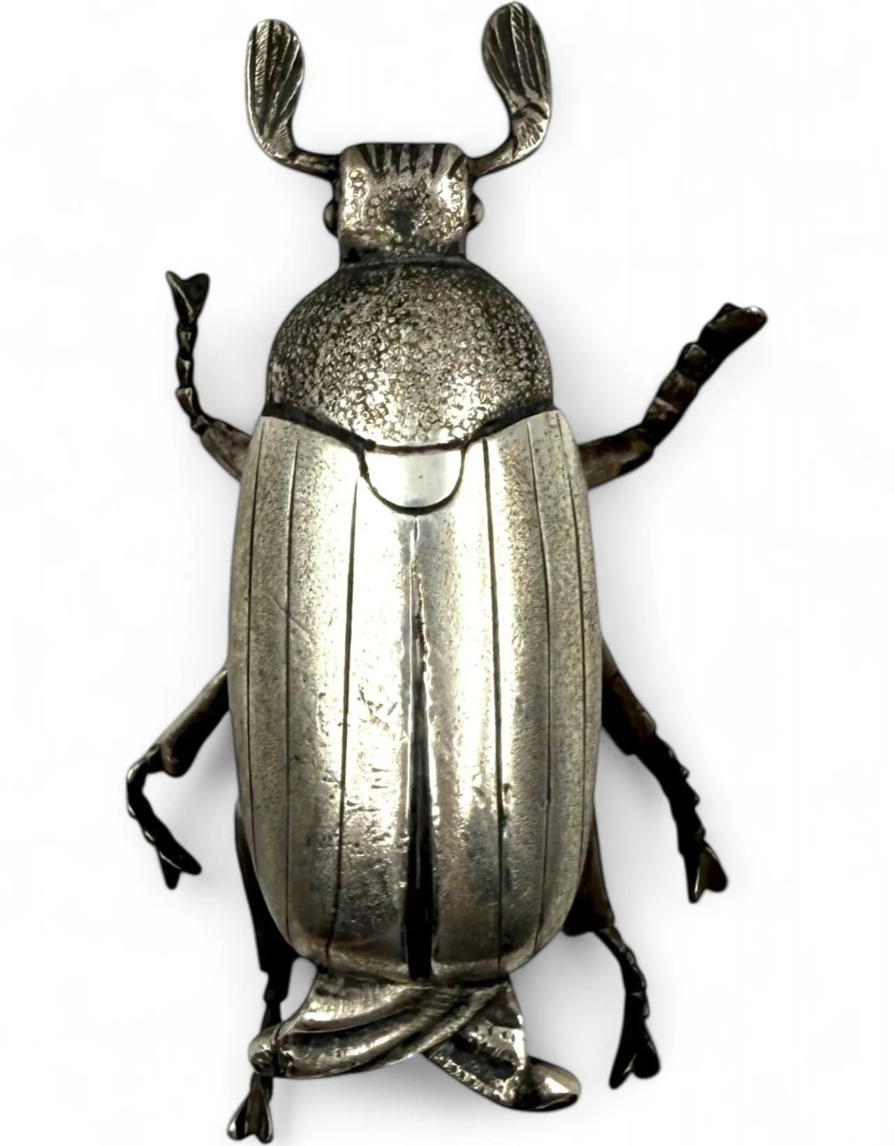 Insect-shaped silver ashtray/box, France, 1950s 15