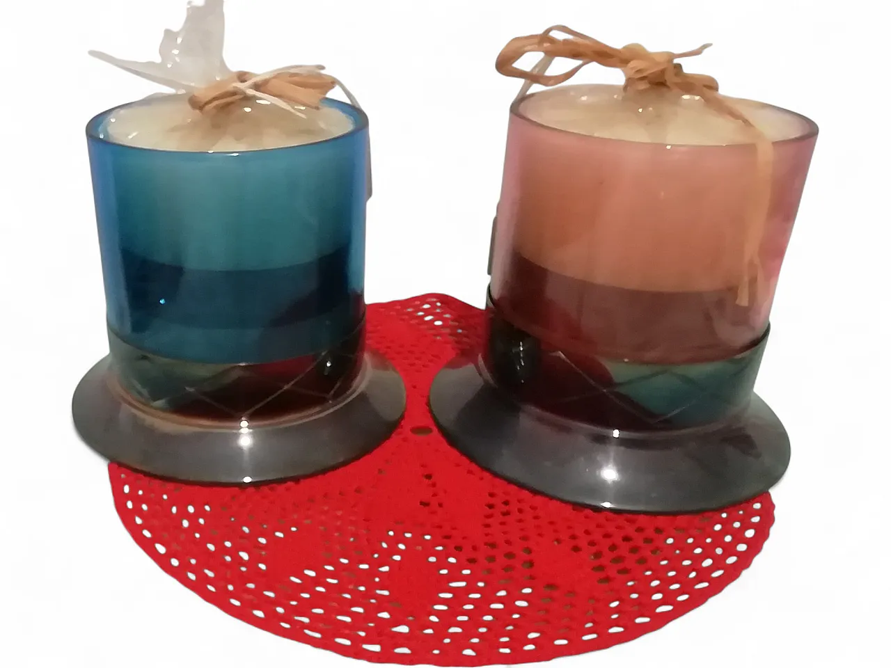 Candle holder with 925 silver base 7