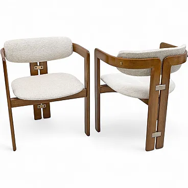 Pair of mid-century Pamplona armchairs by Savini for Pozzi