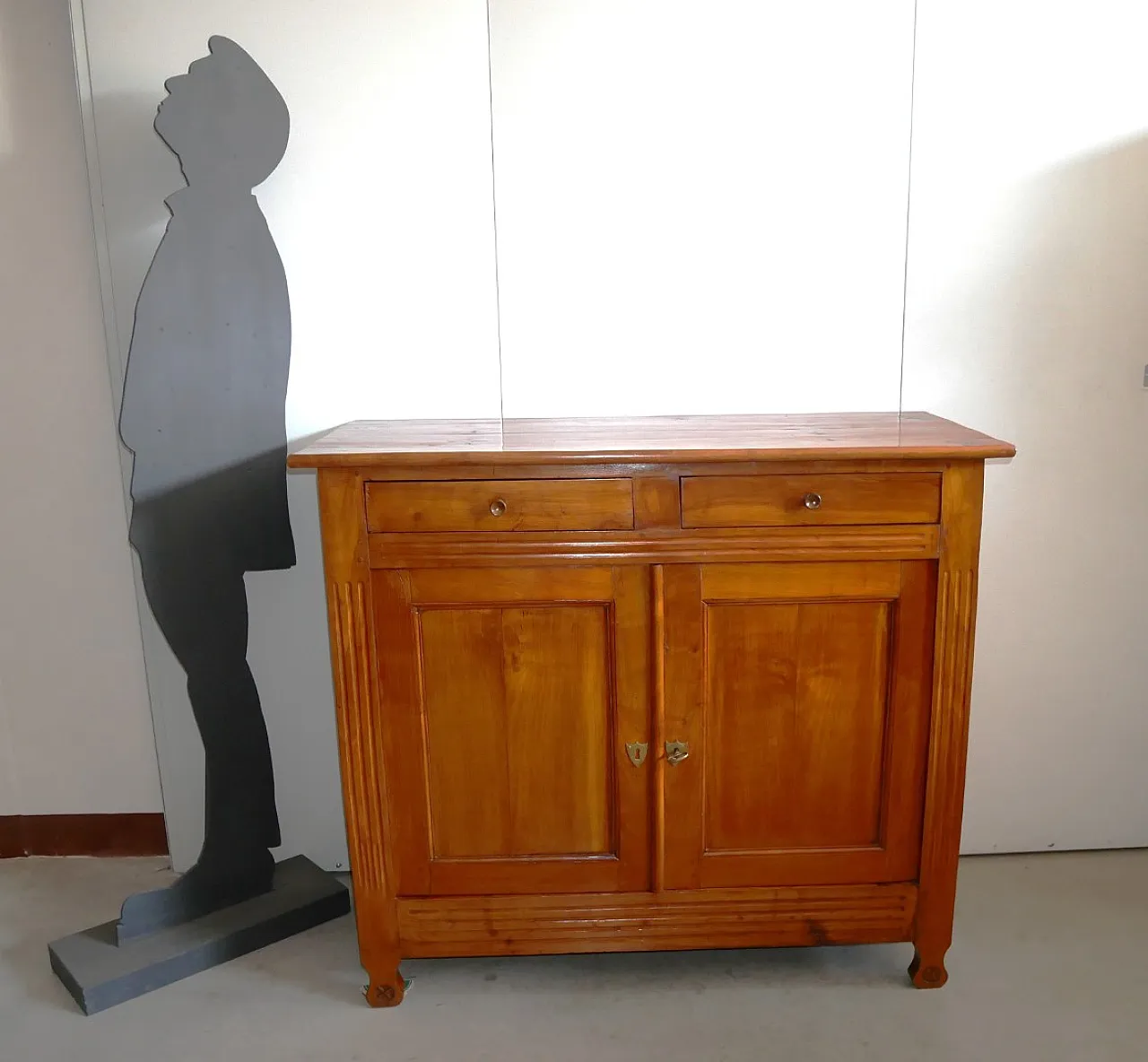 Credenza in ciliegio massello, meta '800 2