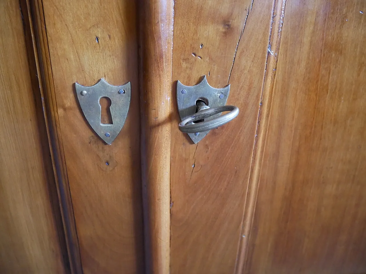 Credenza in ciliegio massello, meta '800 6
