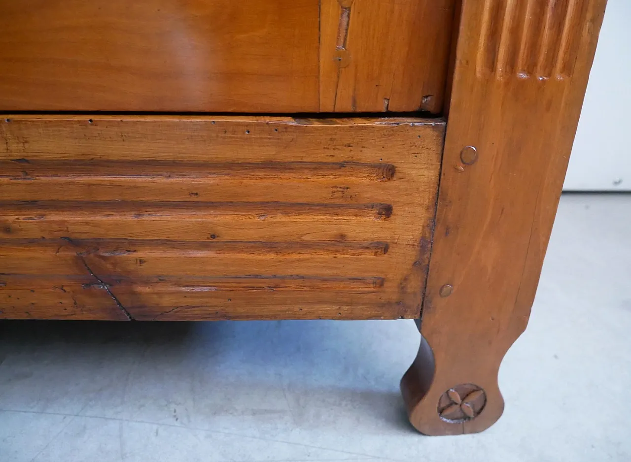 Credenza in ciliegio massello, meta '800 11