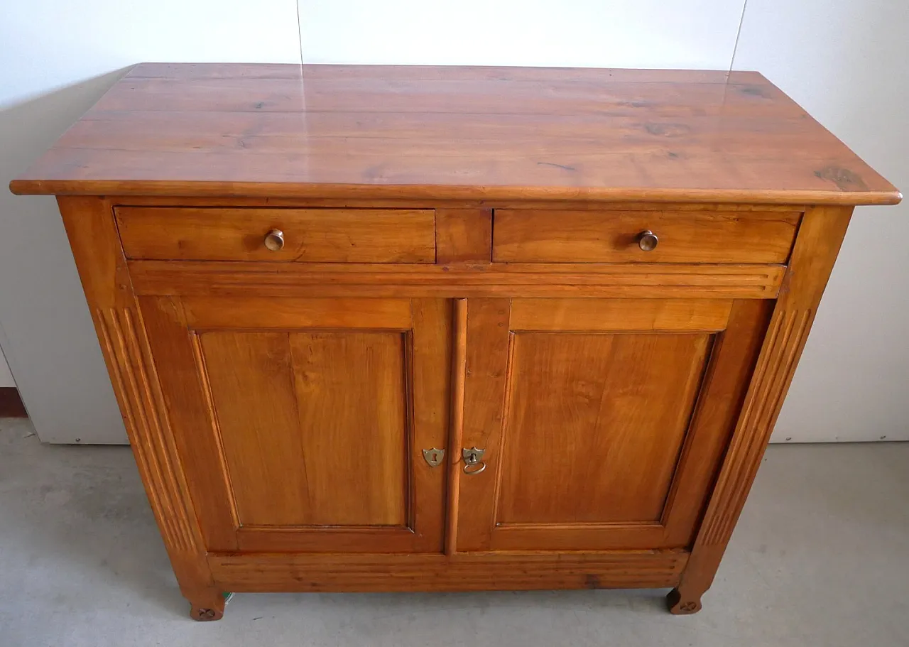 Credenza in ciliegio massello, meta '800 12