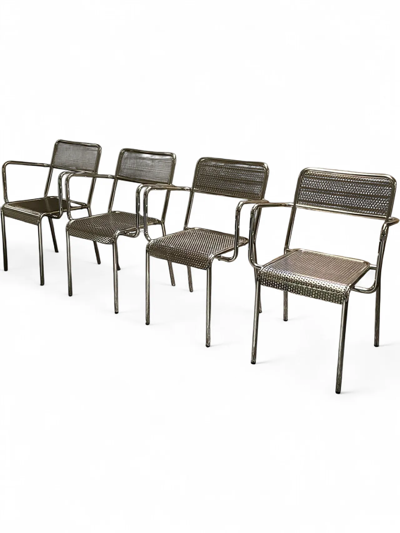 4 steel chairs, 90s 16