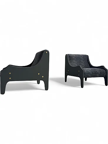 Pair of Armchairs, Milord by Marco Zanuso for Arflex style, 1960s