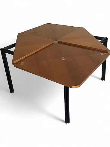 Extendable table by Eugenio Gerli for Tecno T92, 1960s