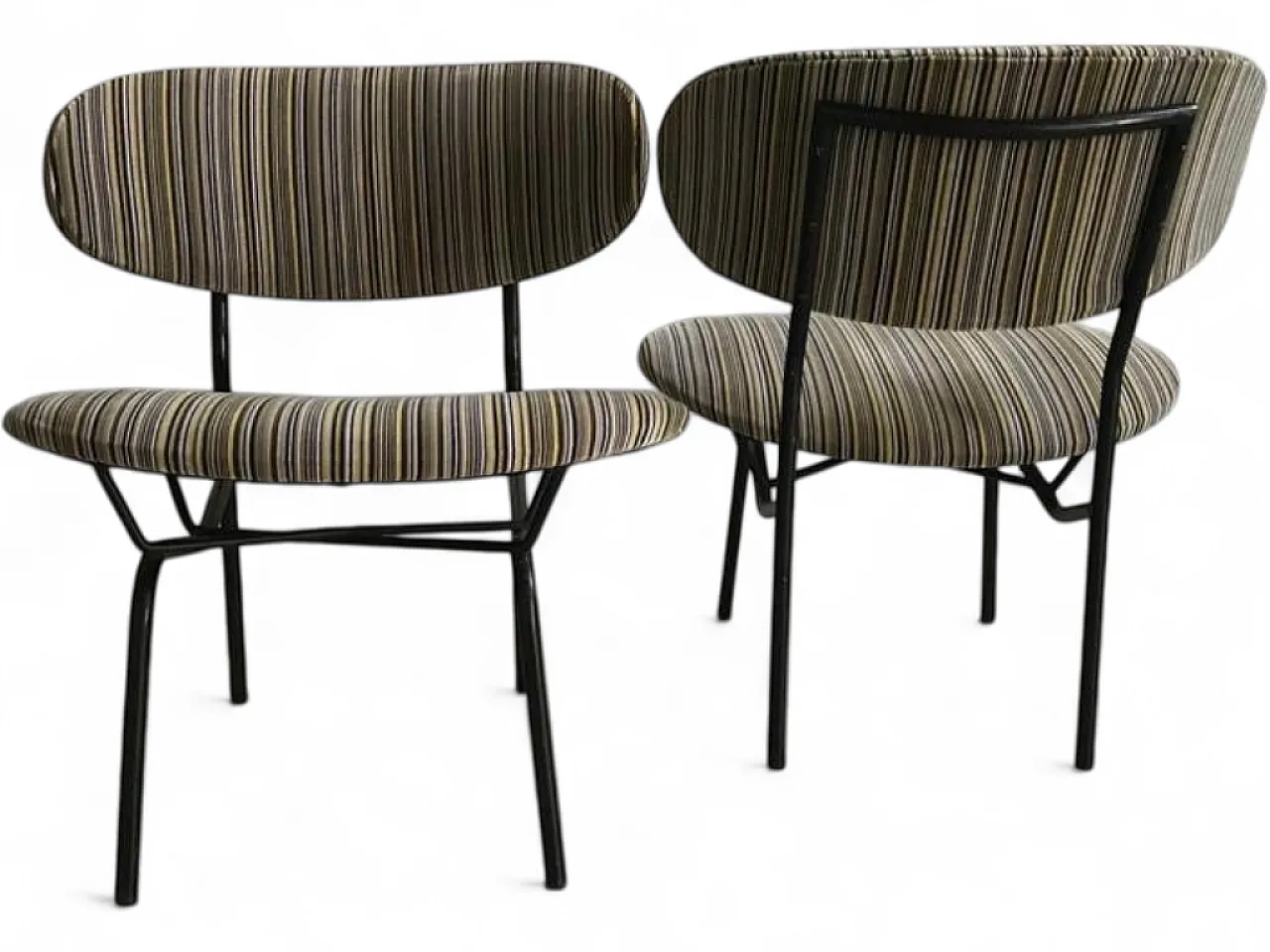 Pair of armchairs  by Gastone Rinaldi, 1950s 5