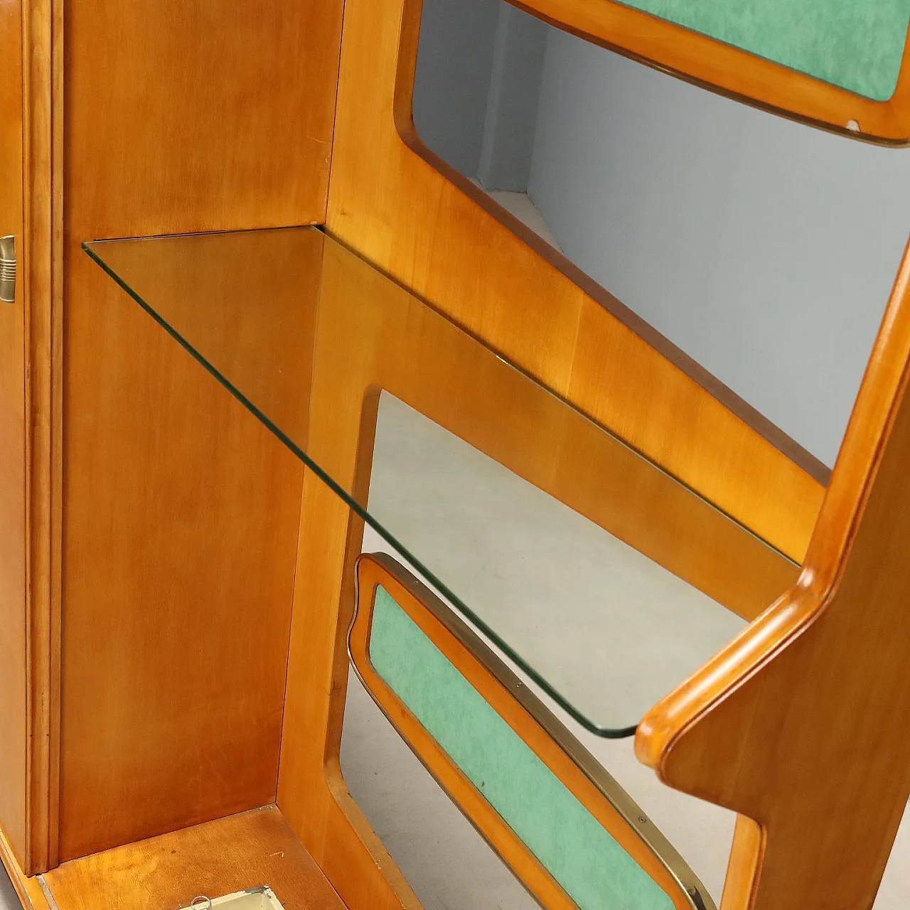 Entrance furniture with glass console, 1950s 10