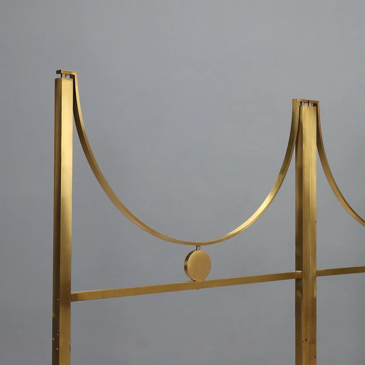 Letto matrimoniale in ottone, anni '70 5