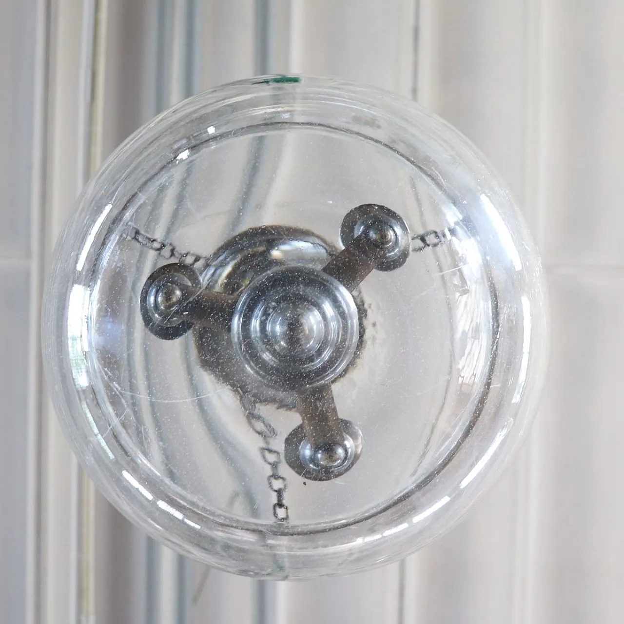 Blown glass bell lantern, early 1900s 10