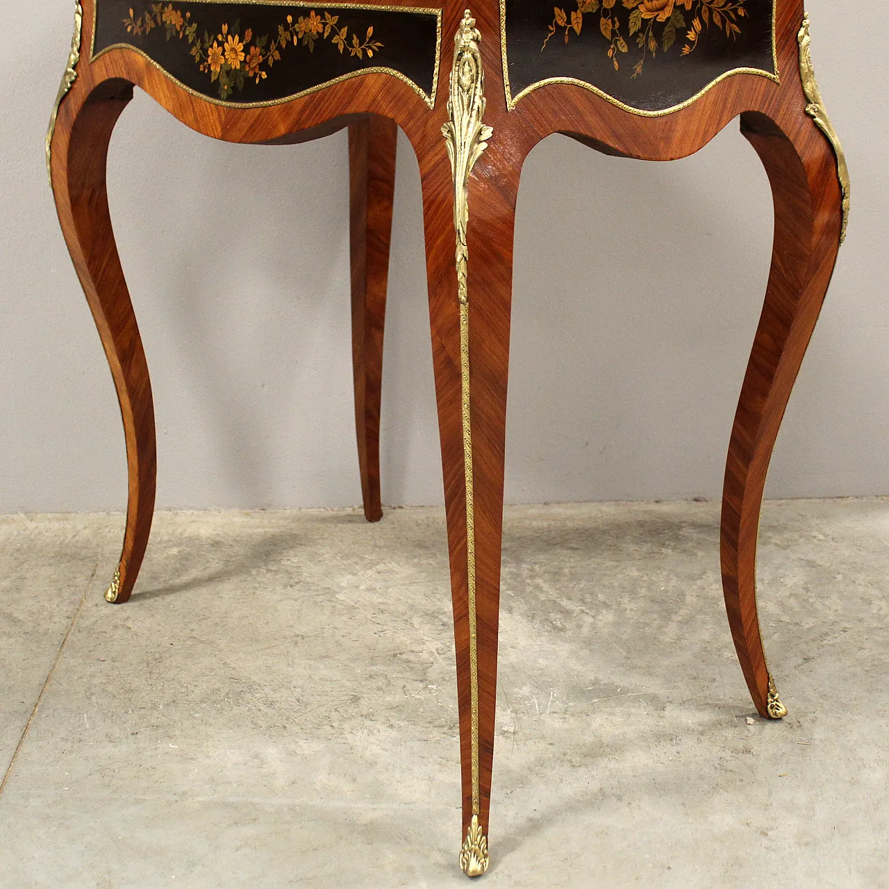Napoleon III inlaid desk flap from the 19th century 11