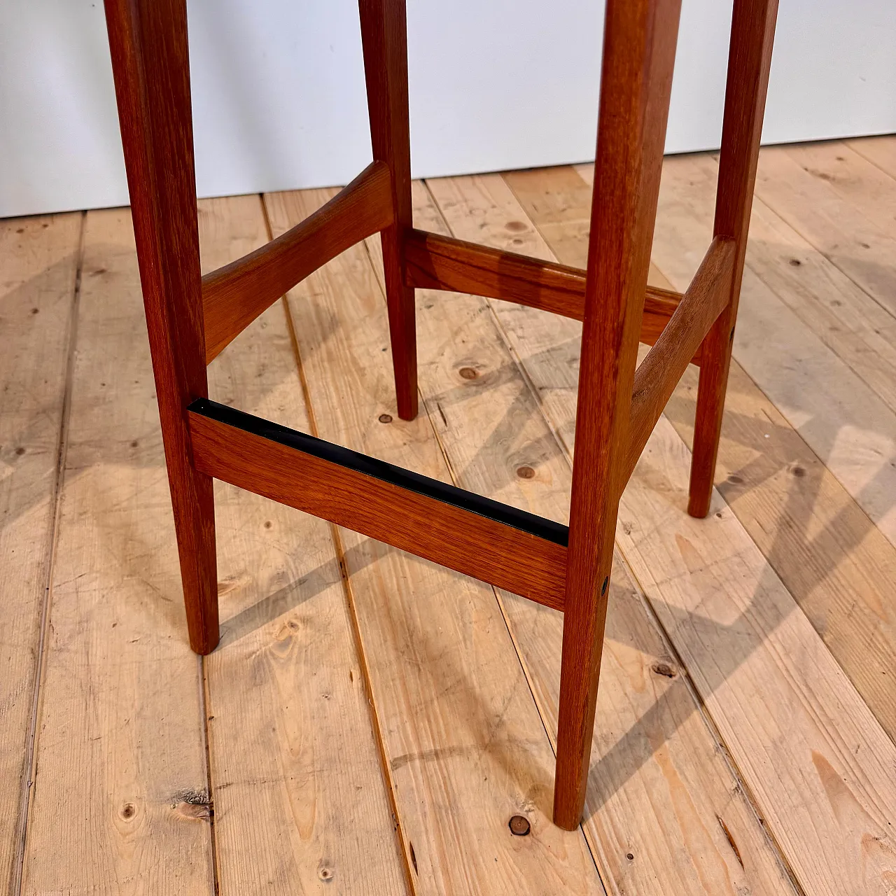 Sgabello di Johannes Andersen in teak, anni ’60 5
