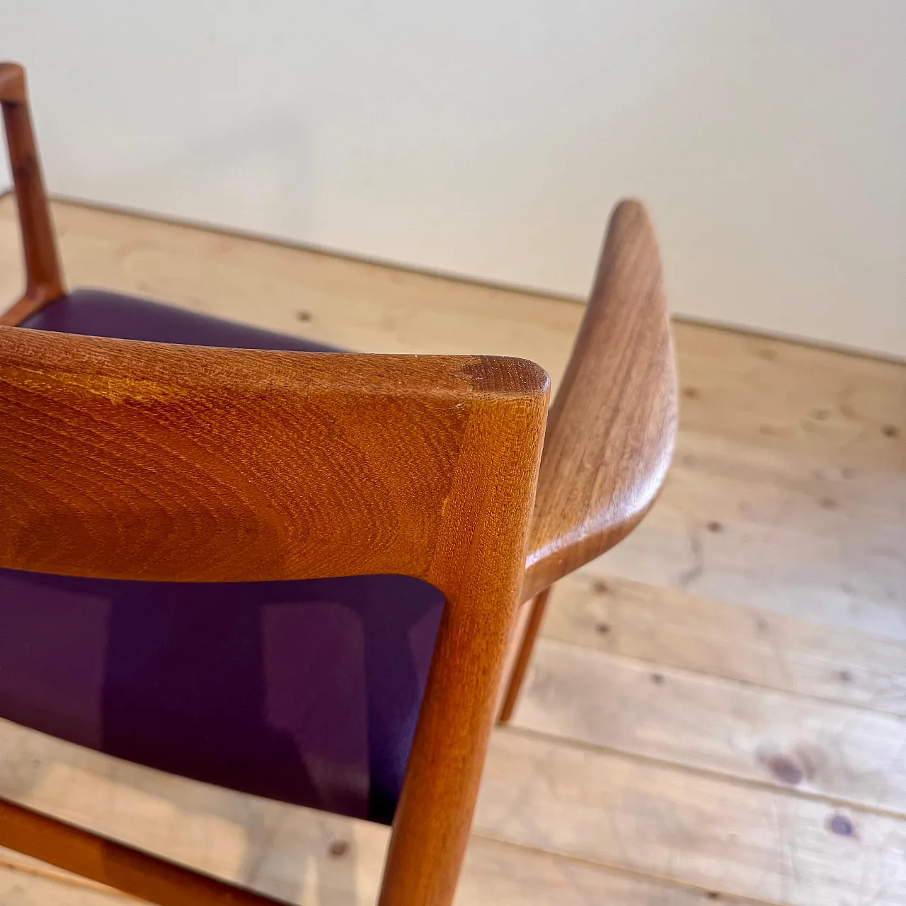 Bramin chair by Henry Walter Klein in teak, 1960s 6