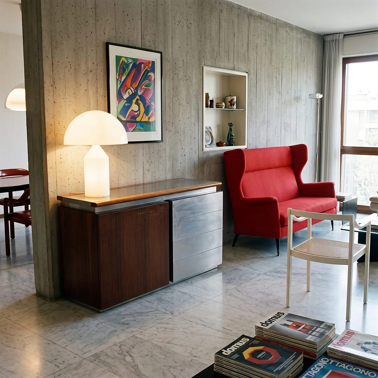 Parioli Sideboard in steel by Giotto Stoppino for Acerbis, 1970s 2