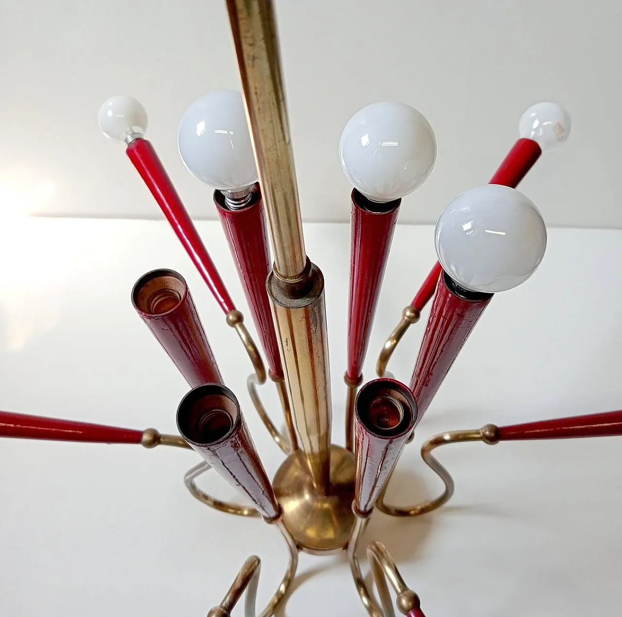 Lampadario di Arredoluce, anni '50 8