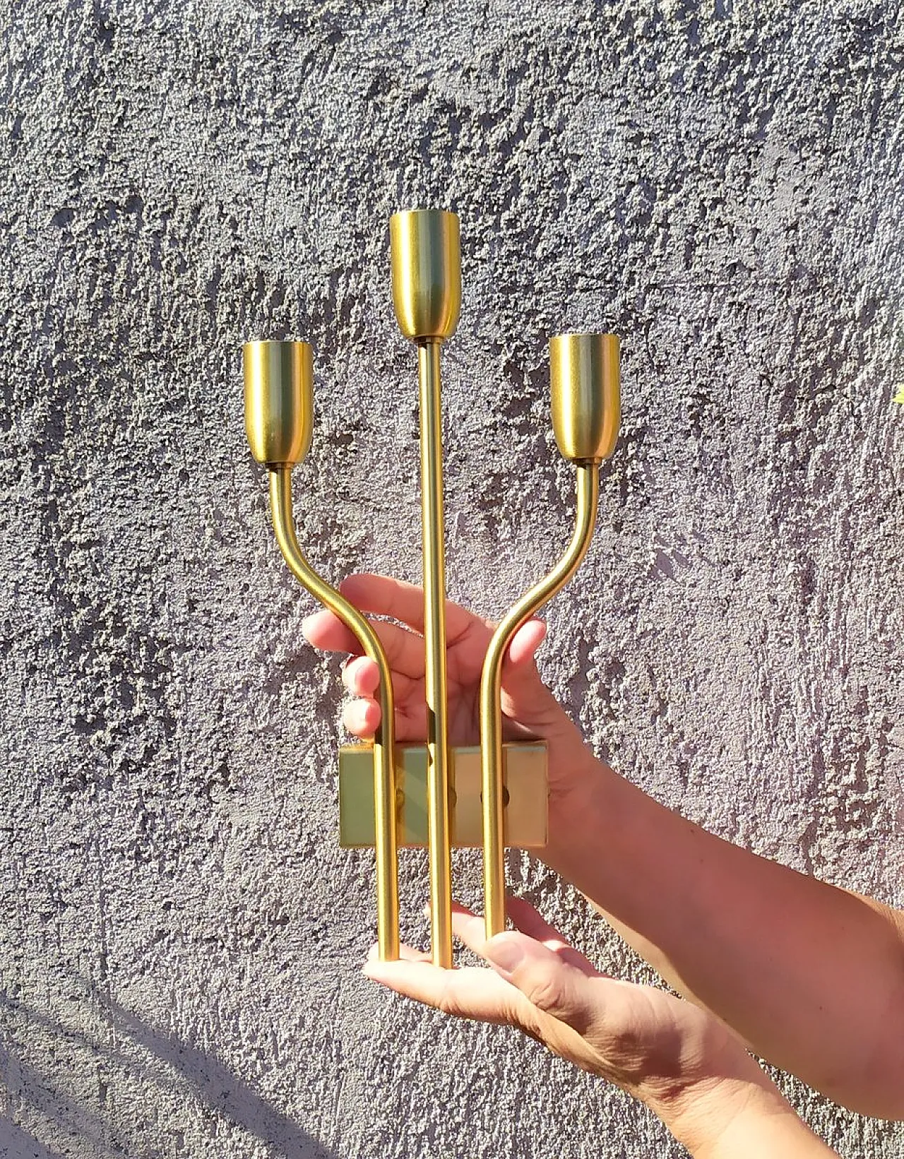Coppia di lampade da parete di Gaetano Sciolari, anni '70 6