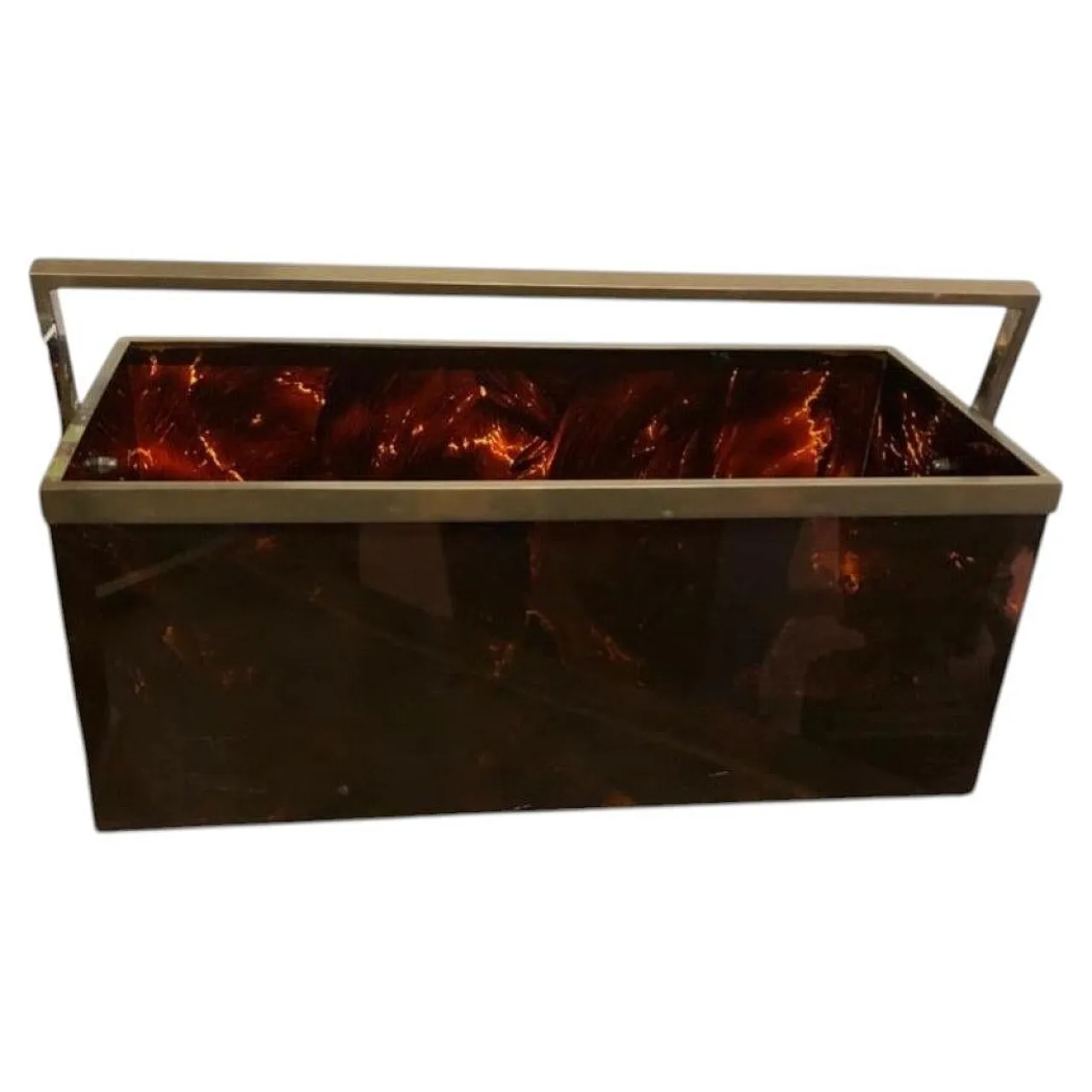 Lucite container attributed to the Maison Mercier, France, 1970s 1