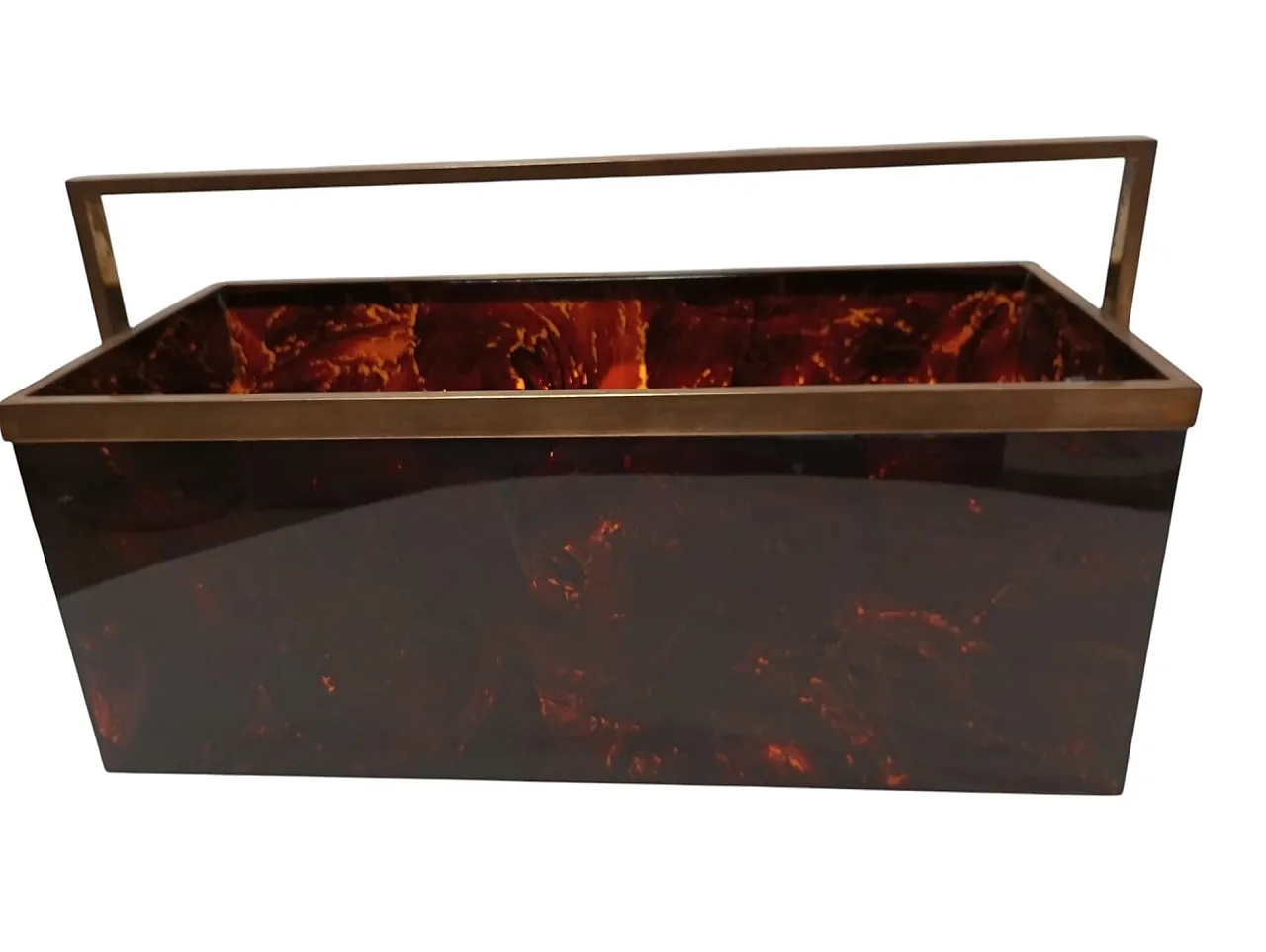 Lucite container attributed to the Maison Mercier, France, 1970s 3