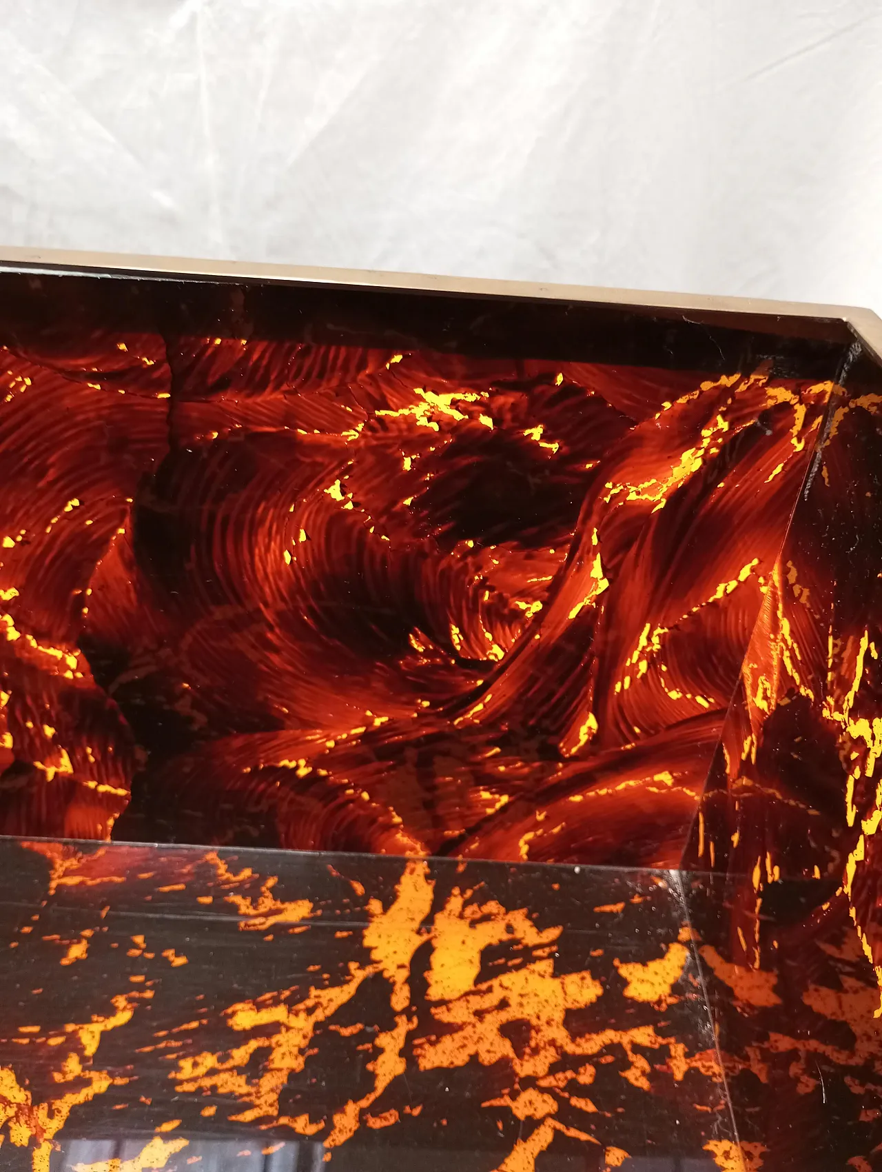 Lucite container attributed to the Maison Mercier, France, 1970s 7