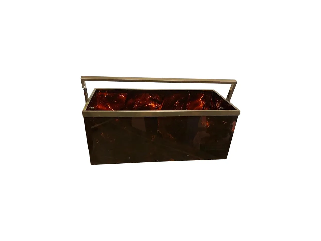 Lucite container attributed to the Maison Mercier, France, 1970s 9