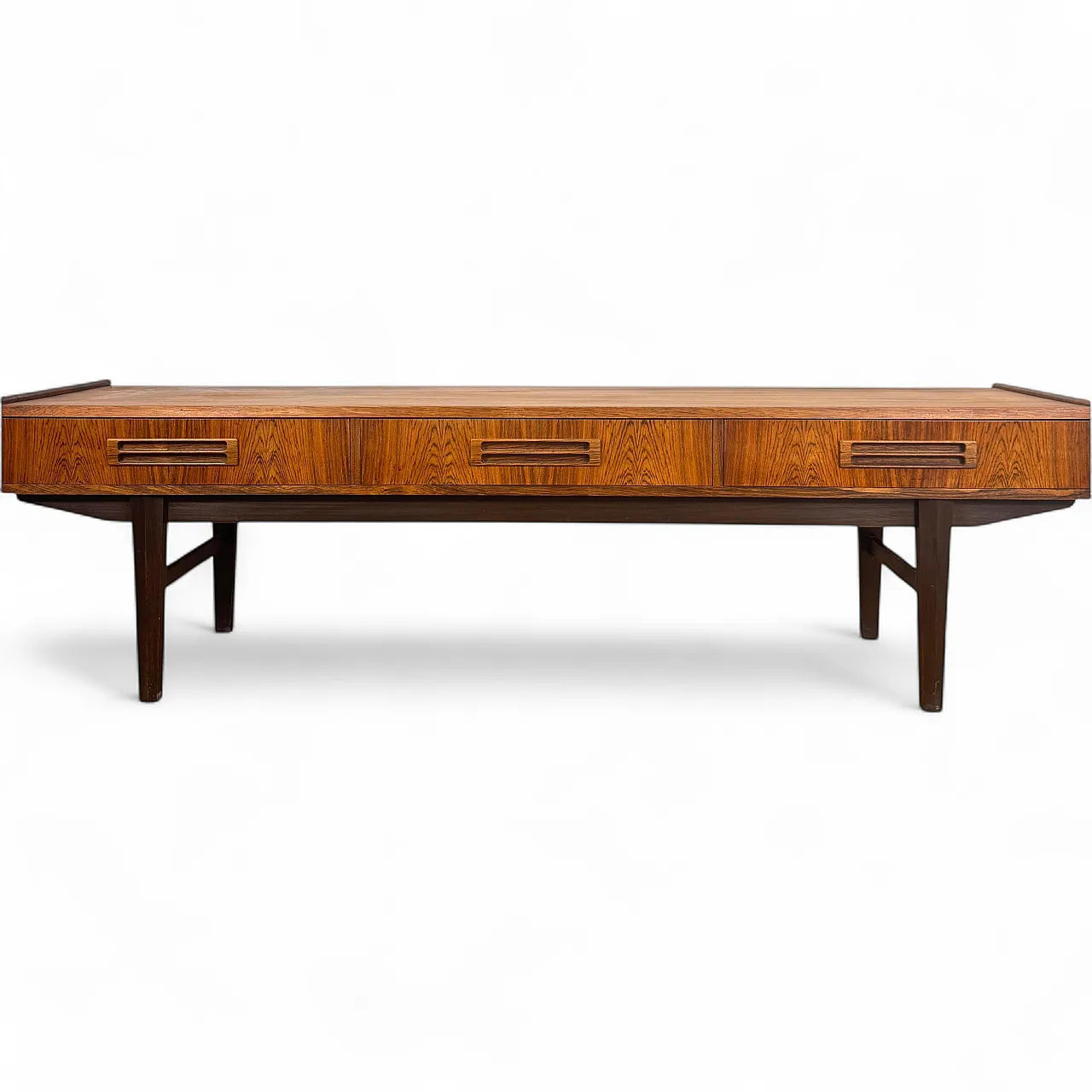 Low Danish sideboard in rosewood, 1960s 11