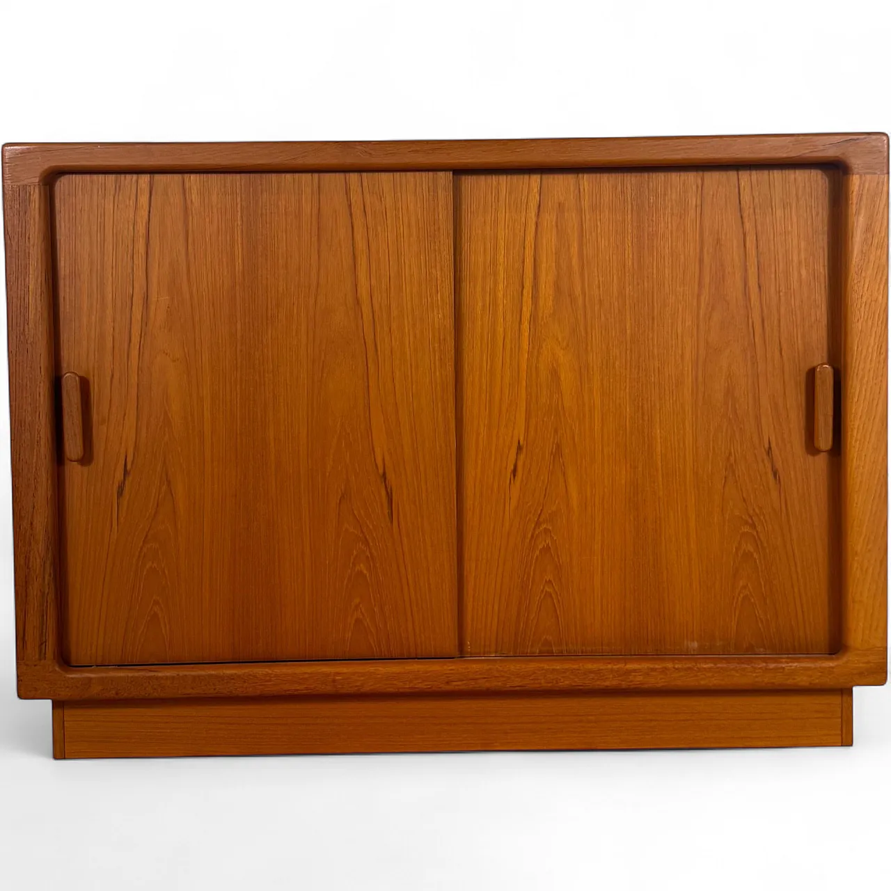 Danish teak sideboard with Scandinavian Modern sliding doors, 1960s 8