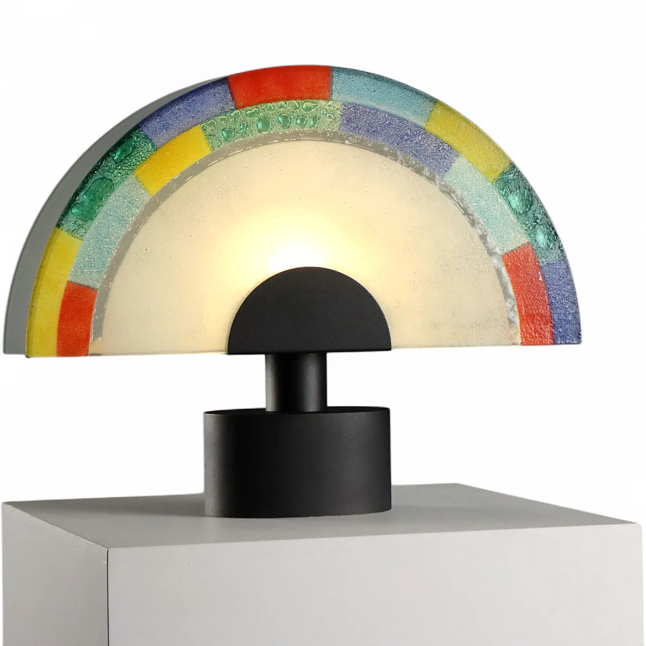 Murano glass table lamp, 1980s 11