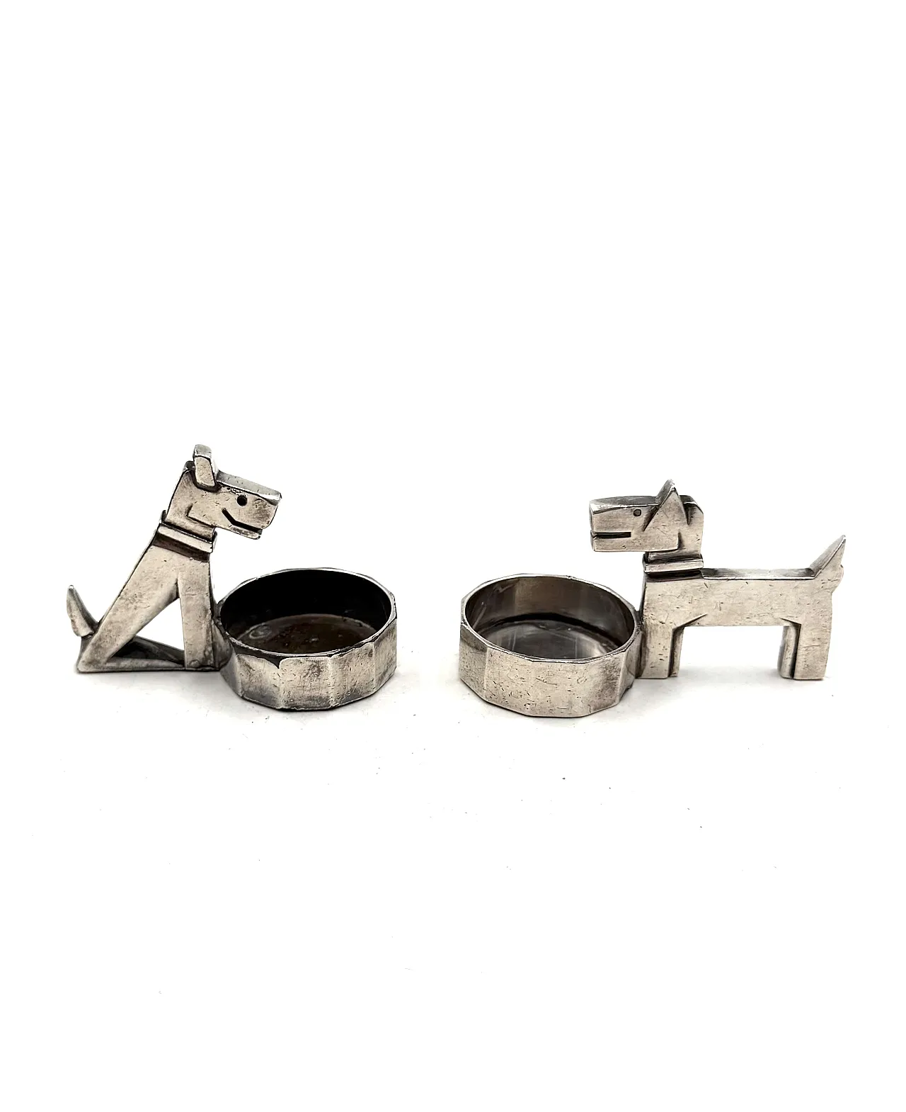 Art Deco salt and pepper set, Edouard Sandoz, Christolfe France 1930 2