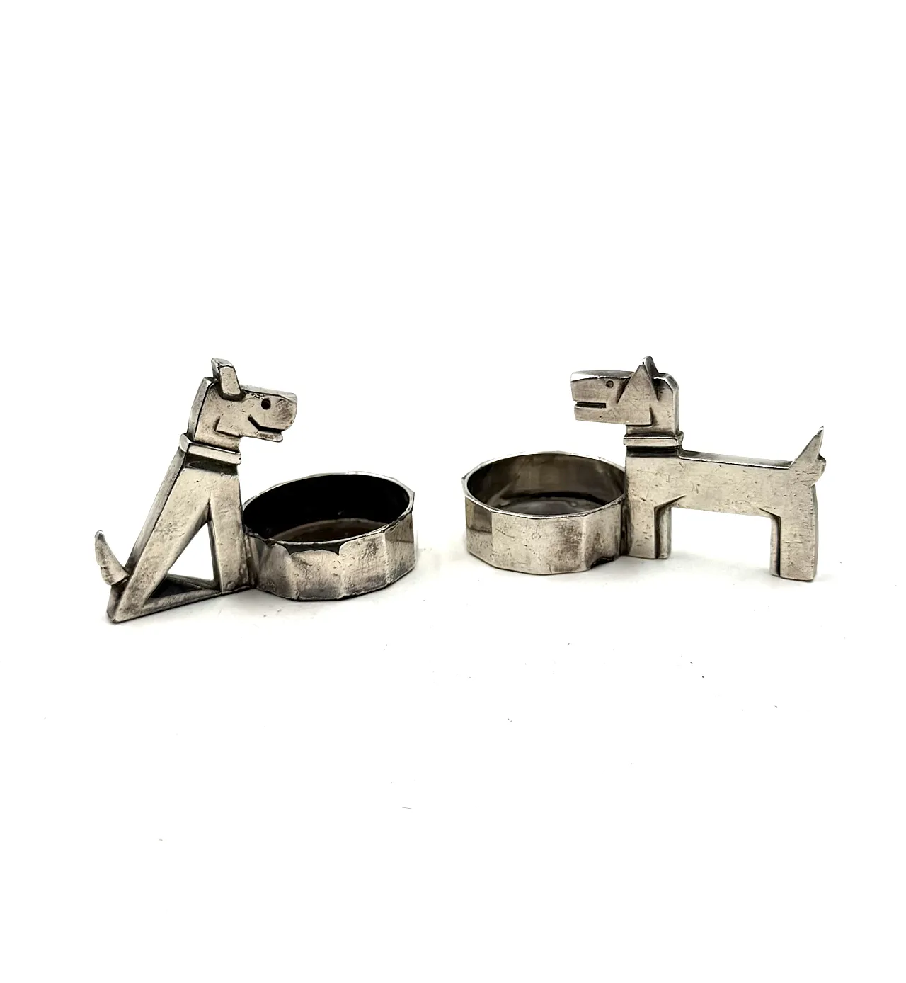Art Deco salt and pepper set, Edouard Sandoz, Christolfe France 1930 4