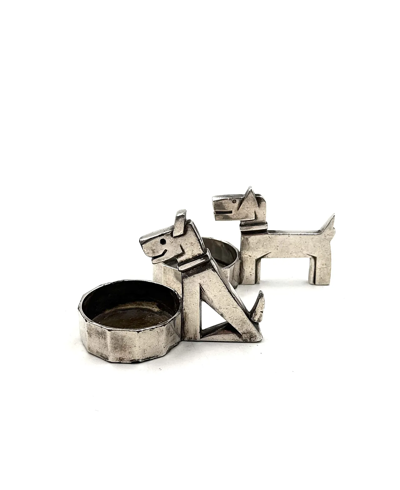 Art Deco salt and pepper set, Edouard Sandoz, Christolfe France 1930 7