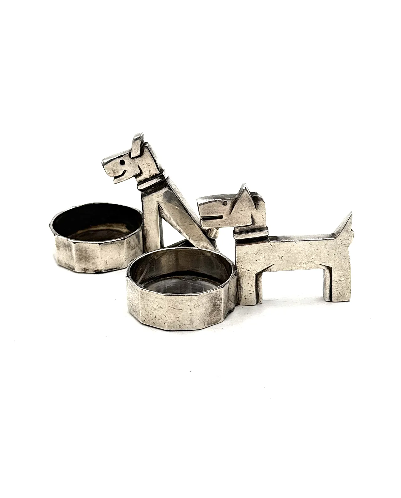 Art Deco salt and pepper set, Edouard Sandoz, Christolfe France 1930 8