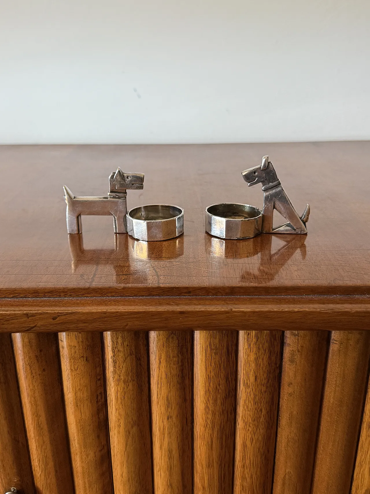 Art Deco salt and pepper set, Edouard Sandoz, Christolfe France 1930 9