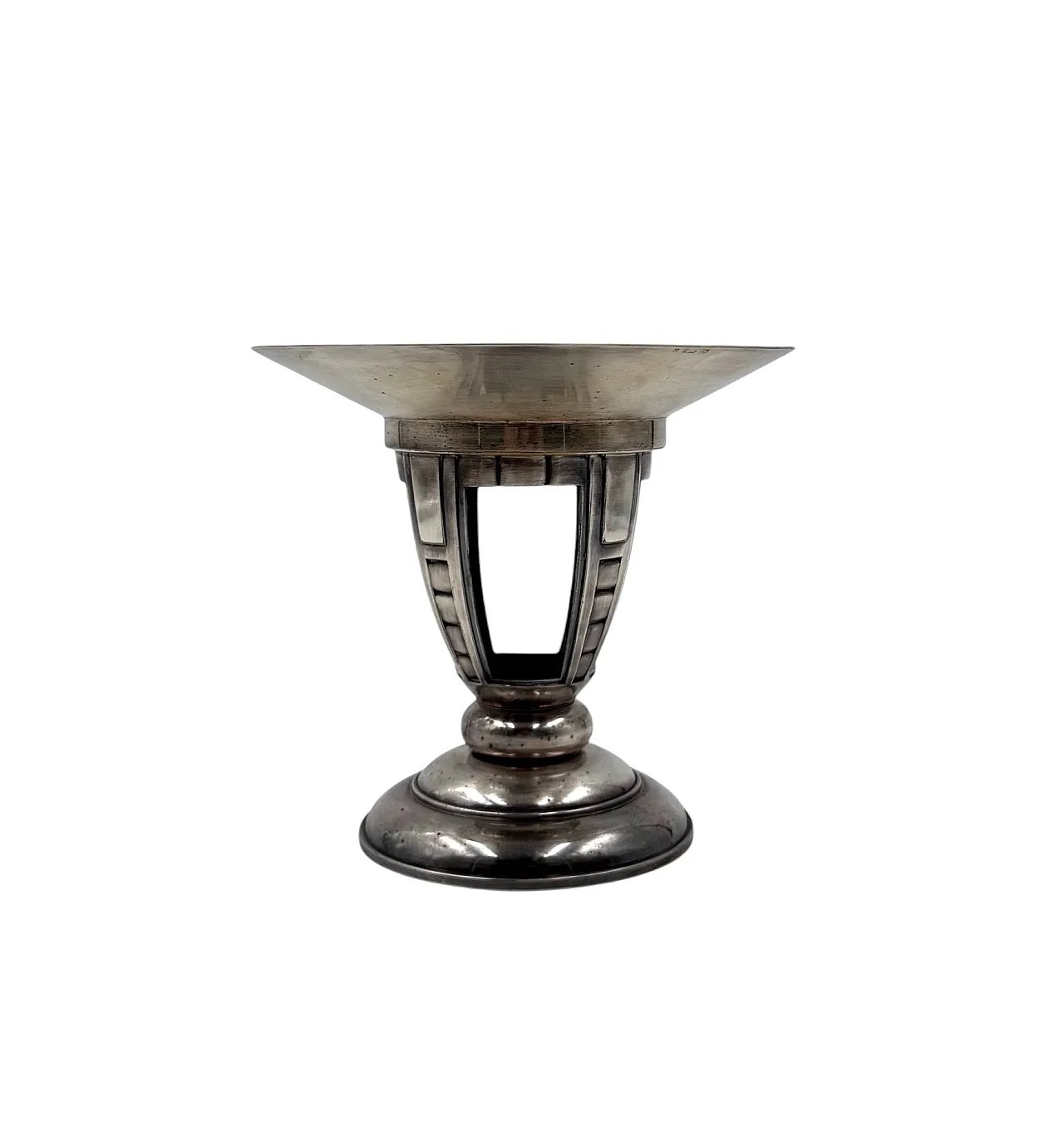 Art Deco style silver plated cake stand, France, 1940s 4
