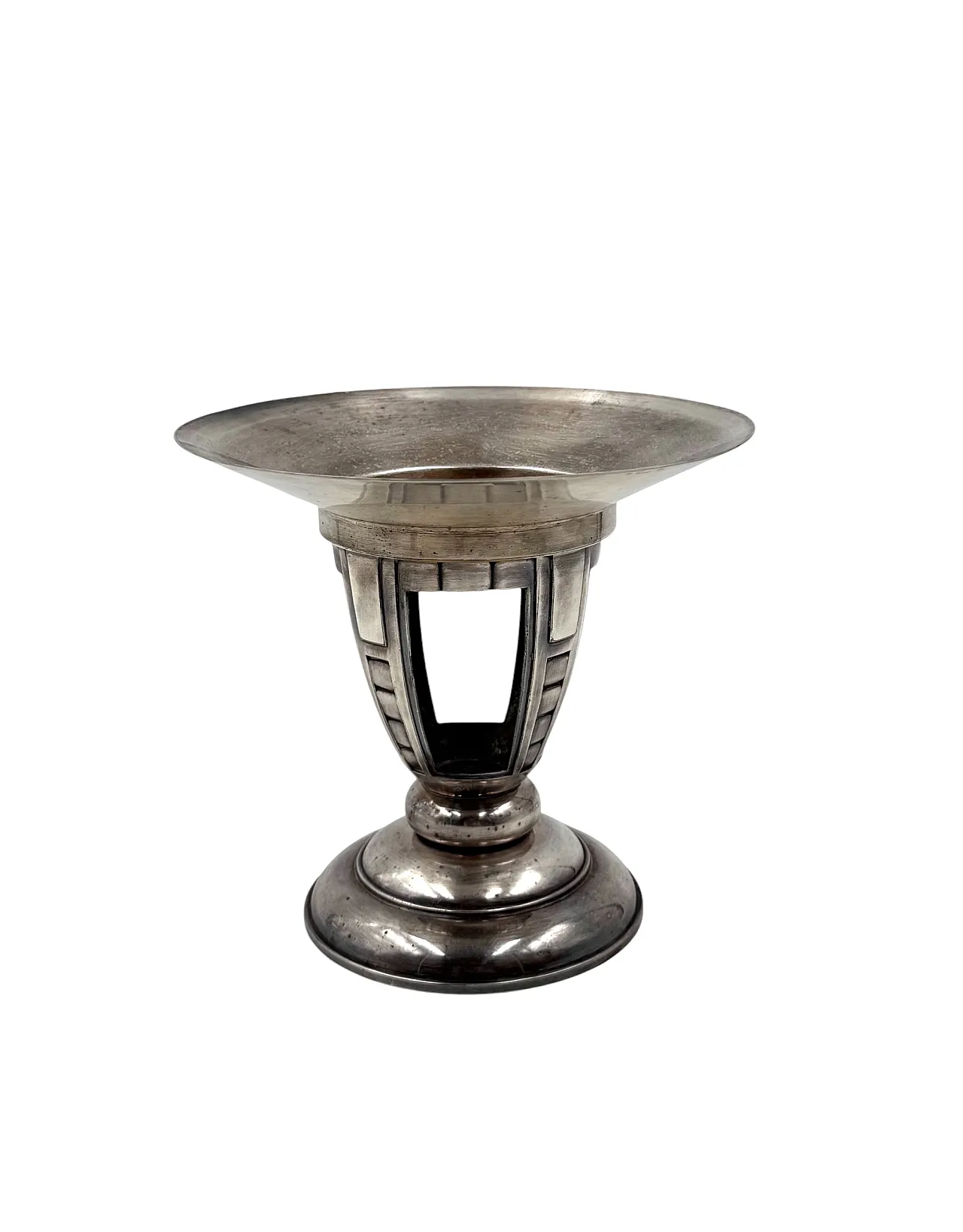 Art Deco style silver plated cake stand, France, 1940s 6