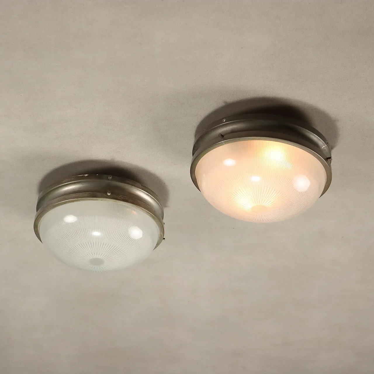 Coppia di lampade Sigma di Sergio Mazza per Artemide, anni '60 1